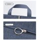 thumbnail image 5 of Bolsa organizadora de zapatos para viajes | Tela Oxford duradera, cierre con cremallera, lavable, reutilizable, azul marino o gris, cabe para 1 par, portátil, mantiene los zapatos limpios y secos, 5 of 6