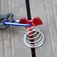 thumbnail image 2 of Deck Anchor Pegs Rope Buckle Wind Rope Peg Buckle Fishbone Tent Fixing Buckle for Outdoor Activities, 2 of 9