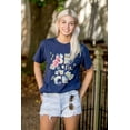 thumbnail image 4 of Be Nice Pretty Flower Sweet Inspiring Women's Graphic T Shirt Tees Brisco Brands M, 4 of 5