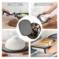 thumbnail image 7 of Pofeuu Forest Panda Print Silicone Pot Mat Mitten With Hanging Loop Heat Resistant Oven Mitts Non-Slip Bbq Baking Smoking Potholders, 7 of 7