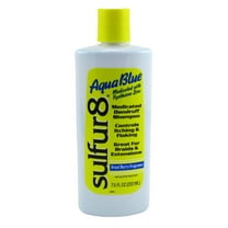 Sulfur8 Medicated Dandruff Shampoo Aqua Blue 7.5oz Berry (Pack of 3)