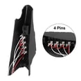 thumbnail image 4 of Unique Bargains Interior Left a Pillar Switch  Panel with 4 Rocker Switches for Jeep Wrangler JK JKU 2011-2017, 4 of 8