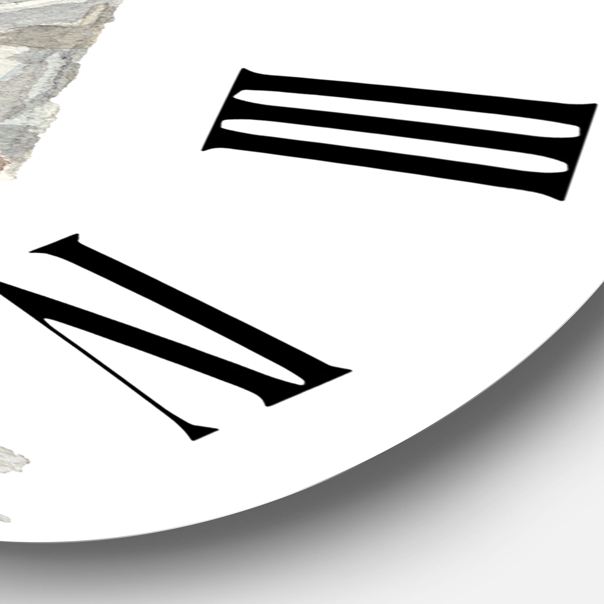 Designart 1 in Traditional Wall Clock