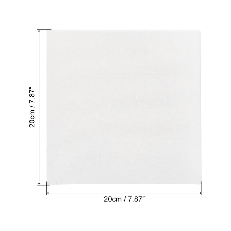 Shuttle Art Painting Canvas Panel, 52 Multi Pack, 5x5, 6x6, 8x8, 10x10 inch  (13 PCS of Each), 100% Cotton Art Canvas Board Primed White, Blank Canvas