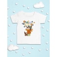 thumbnail image 3 of Girl With A Dog T-Shirt Infant -Image by Shutterstock,  12 Months, 3 of 4