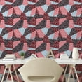 thumbnail image 2 of Ambesonne Daisy Peel & Stick Wallpaper for Home, Springtime Chamomile Pattern, 13"x36", Pastel Pink and Sea Blue, 2 of 5