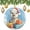 Pattern-5, variant on Ornament Cute Alpaca Double Sided Porcelain 3 Inch Cute Llama Christmas Tree Ceramic Ornament Decoration for Family Friend