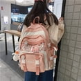 thumbnail image 2 of Kawaii Backpack with Pins Kawaii School Backpack Cute Aesthetic Backpack Kawaii Cute Japanese Laptop Backpack Work Bag, 2 of 9