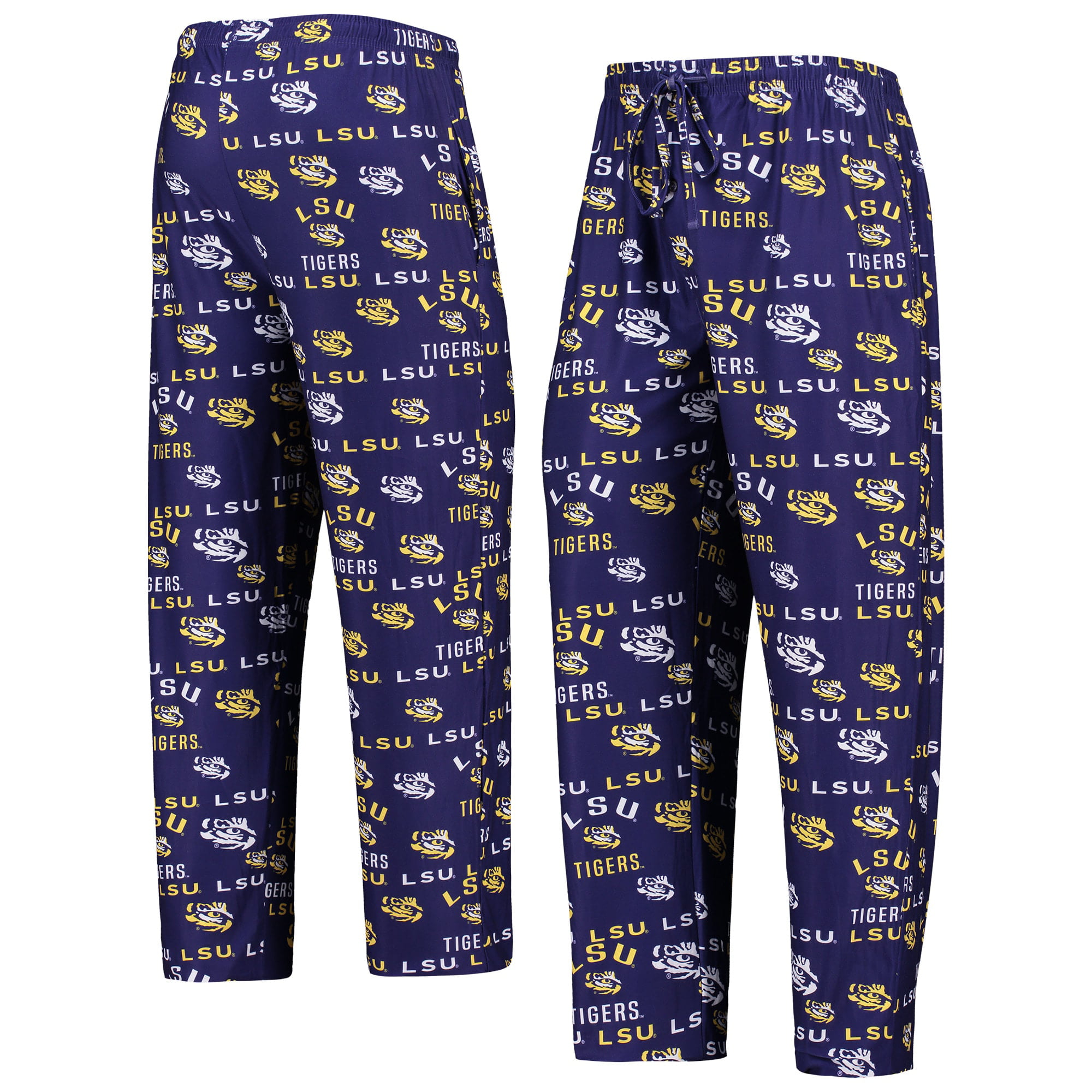 LSU Fighting Tigers Lounge pants chill M L XL 2XL NWT Sleep Pants Purple NEW 