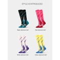 thumbnail image 5 of One opening Unisex Stockings for Sports Breathable Variegated Color Socks, 5 of 7