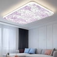 thumbnail image 2 of Purple Gray Coral Coastal Fluorescent Light Covers, Summer Beach Seaside Nautical Magnetic Light Covers for Ceiling Lights, Fluorescent Ceiling Shade Filters for Classroom Bedroom Office 4x2Ft x 2PCS, 2 of 3