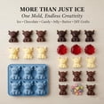 thumbnail image 6 of Mini Highland Cow Ice Cube Mold, 3D Cute Cattle Silicone Ice Cube Trays for Whiskey Cocktails Beer Coffee & Drinks Party, Reusable Animal Dessert Mold for Friends & Cow Lovers, 6 of 6