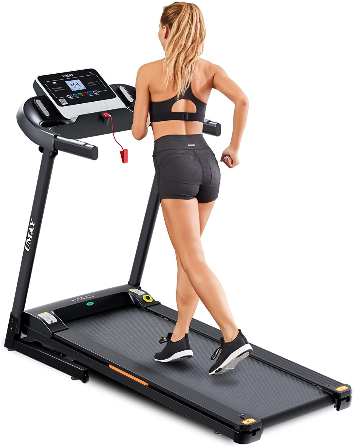 Manual Treadmill Folding Portable Running Fitness Walking Machine Home Gym 