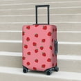 thumbnail image 6 of Fuzoiu Strawberries Print Suitcase Cover,Washable Luggage Covers for Suitcase,Elastic Luggage Protector Cover,Scratch Resistant Travel Suitcase Covers-X-Large, 6 of 7