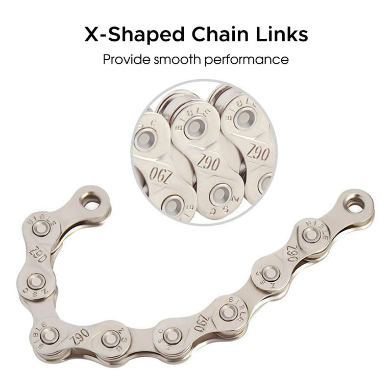 Unique Bargains 5Pcs Metal Chain Link Joint Clips Connectors for MTB Bike  Bicycle