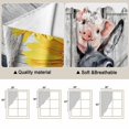 thumbnail image 5 of Farmhouse Swag Valances for Windows 2 Pack, Kitchen Window Curtains 36 Inch Length, Watercolor Sunflowers Animals Printed Wood Grain Privacy Swag Curtains for Living Room/Bathroom 36"x36", 5 of 8
