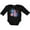 AB-Black, variant on Inktastic First Birthday- Fourth of July fireworks Boys or Girls Long Sleeve Baby Bodysuit