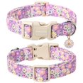 thumbnail image 2 of Collar para perro DOGWONG con estampado de flores ajustable de 10 a 16 pulgadas, 2 of 6