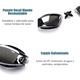 thumbnail image 3 of Gafas De Natacion Lab.G 3 En 1 Proteccion UV Recubrimiento negras, 3 of 4