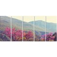 thumbnail image 2 of Fleurs Roses en Fleurs dans les Montagnes - Impression sur Toile Florale, 2 of 3