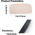 thumbnail image 2 of Automotive Soft Leather Center Console Knee Pad, Universal Car Center Console Knee Leg Elbow Cushion Pad Door Armrest Pad 4pcs Beige, 2 of 5