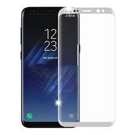 GSA Tempered Glass Screen Protector Silver Border For Samsung Galaxy Note 8