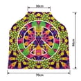 thumbnail image 2 of PKQWTM jungle cats peace symbol Nursing Cover Baby Breastfeeding Infant Feeding Cover Baby Car Seat Cover, 2 of 2
