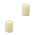 thumbnail image 4 of Inteprter Lámpara de de decoración LED sin llama de luz de té de plástico eléctrico con luz de vela, superficie acanalada, beige Type2 NO2 Inteprter CBP155255, 4 of 5