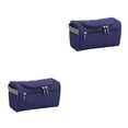 thumbnail image 3 of Bearachild Neceser de maquillaje de gran capacidad para hombre, neceser de viaje para acampar, mochilero, neceser para el hogar, Hotel, azul marino Type1 NO1 Bearachild CBP109885, 3 of 5