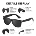 thumbnail image 4 of AOMASTE Polarized Sunglasses for Men Women Retro Driving Fishing Sun Glasses UV400 Protection (Blue-Black-Orange-3 Pack), 4 of 7