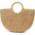 thumbnail image 3 of CoCopeaunts Womens Large Straw Tote Bag Beach Hobo Handbag Summer Handwoven Bags Purse, 3 of 7