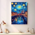 thumbnail image 2 of Milan Travel Canvas Art Print, Italy Wall Canvas Starry Night, Milan Canvas Painting decorItaly Travel Picture -97AZ868, 2 of 2