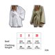thumbnail image 4 of Qarigey Vestido de noche de lino y algodón para mujer, ropa de dormir de manga larga de Color sólido, ropa de dormir suave bonita para mujer, Vestidos Blanco L, 4 of 5