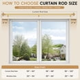 thumbnail image 5 of OLV 1" Single Curtain Rod Adjustable 30-60 Inch with Crystal Finials for Windows,Gold, 5 of 9