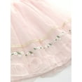 thumbnail image 4 of famuka Baby Girl Princess Dress Toddler Summer Puff Sleeve Tulle Dress Little Kid Floral Casual Dress, 4 of 10