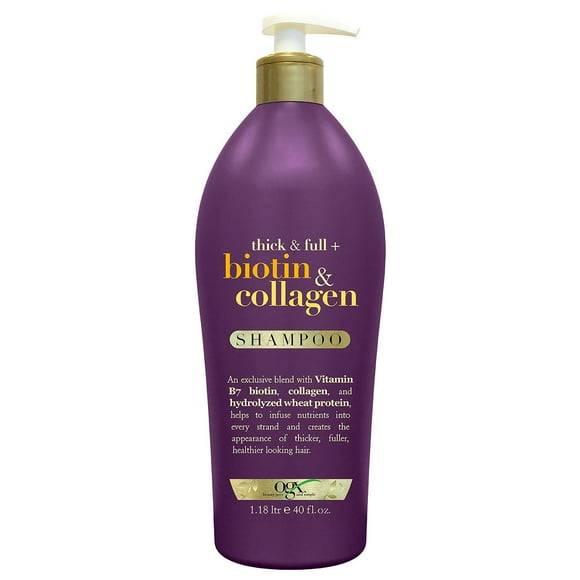 OGX Thick & Full + Biotin & Collagen Shampoo (40 fl. oz.)