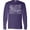 Purple, variant on Inktastic Wyoming State Word Salad Long Sleeve T-Shirt