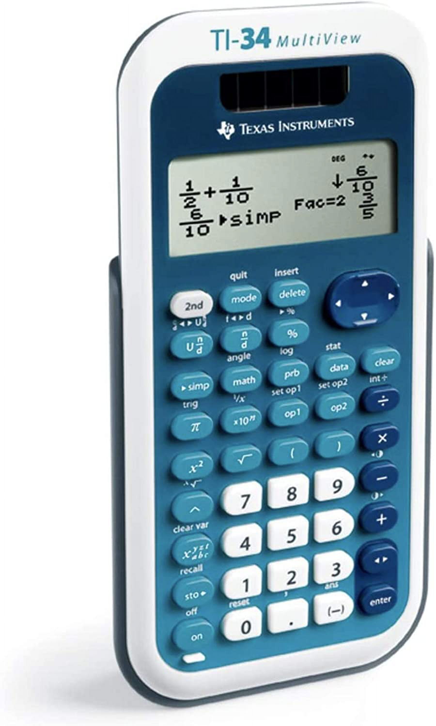 Texas Instruments TI-34 Multi View Calculator, Multicolor