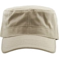 thumbnail image 2 of Cadet Army Military Fitted Botton Cap Basic Everyday Castro Radar Hat, 2 of 6