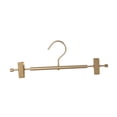 thumbnail image 3 of Percha para pantalones con pinzas, organizador de armario, ahorra espacio, gancho giratorio para faldas Oro, 3 of 9
