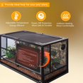 thumbnail image 2 of Coussin Chauffant pour Reptiles avec Réglage de Température, 8x12 Pouces Coussin Chauffant sous Réservoir pour Reptiles/tortue/serpents/gecko/hermit Crab/grenouille/araignée/insectes - Coussin Chauffant pour Terrarium Amélioré, 2 of 4