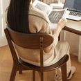 thumbnail image 6 of Marsrizon Oak Wood Dining Chairs, Mid Century Modern Dining Chairs, Dining Room Chairs with Curved Backrest, Kitchen Chairs for Dining Room, 6 of 7