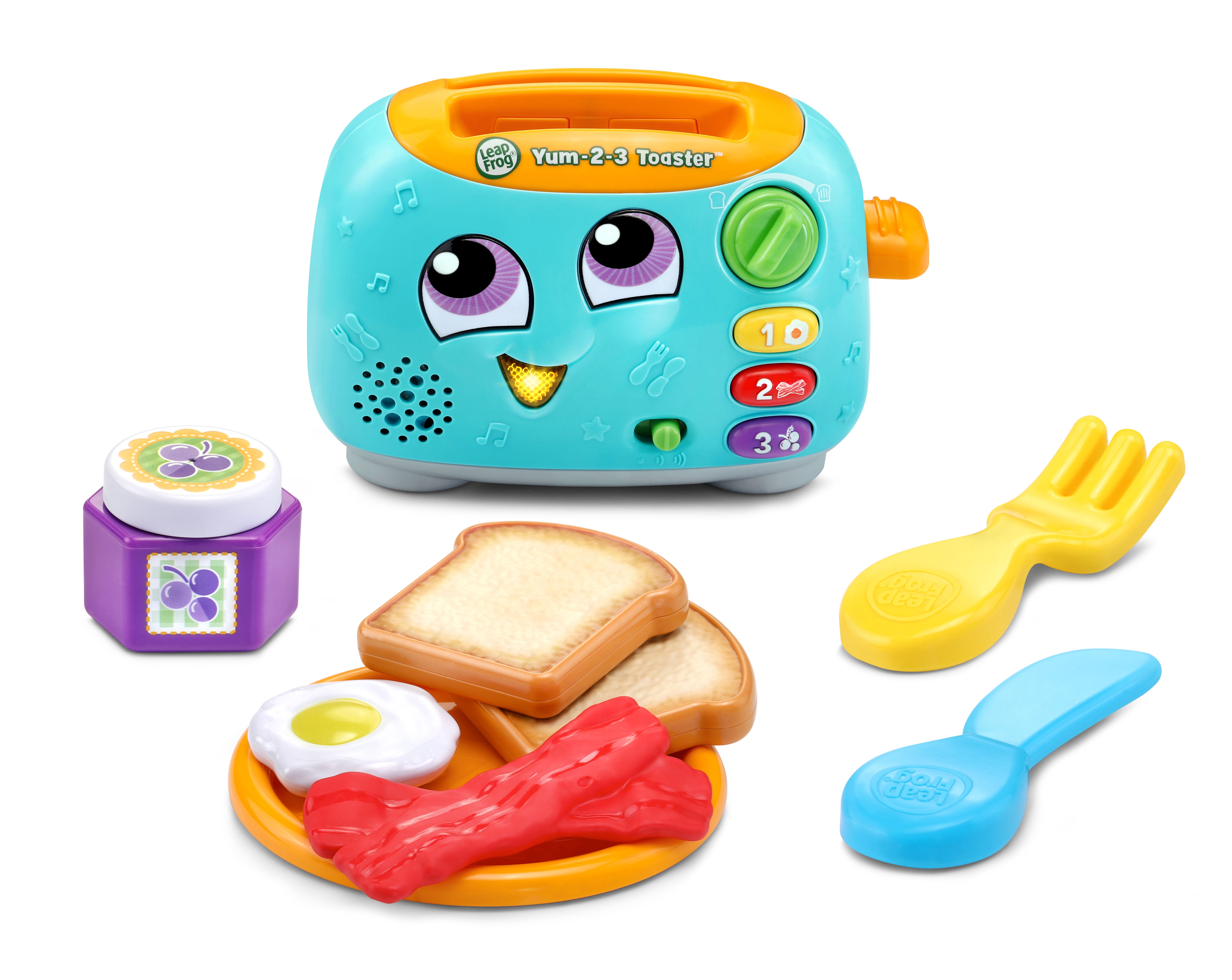 LeapFrog Yum-2-3 Toaster Imaginative Play Learning Toy for Toddlers 