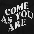thumbnail image 2 of Motivational Come As You Are Quote Long Sleeve TShirt Men Women Brisco Brands S, 2 of 5