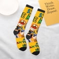 thumbnail image 6 of Saiise Sml Jeffy Ap Funny Socks Men Women Boys Kids Adults Novelty Graphic Crew Tube Socks Crazy Design Casual Dress Socks for Sports,Running,Travel, 6 of 7