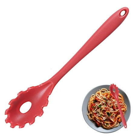 

Tohuu Kitchen Pasta Spoon Silicone Spaghetti Server Pasta Fork Spaghetti Scoop Spaghetti Spoon for Cooking and Serving Spaghetti manner