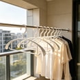 thumbnail image 6 of Plastic Clothes Hangers Set, Seamless Non Slip Thickened Space Saving Closet Hangers for Shirts Pants Coats Drying Racks 5 Pack, 6 of 6