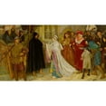thumbnail image 3 of Frederick William Davis 14x9 Black Modern Framed Museum Art Print Titled - The Penance of the Duchess Of&nbsp;Gloucester (1902), 3 of 5