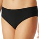 thumbnail image 4 of SCHIESSER Bragas brasileñas para mujer, paquete de 6 - 6Pack Brazilian, algodón elástico, liso Negro XL (X-Large), 4 of 6