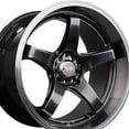 thumbnail image 2 of XXR 555 17x8 5x100/5x114.3 35et Chromium Black / ML Wheel, 2 of 3